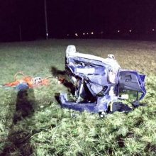 Nelaimė Ukmergės rajone: apvirtus automobiliui žuvo vairuotojas