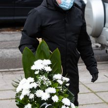 Vilniuje atiduoti pagarbą mirusiam F. Latėnui rinkosi žmonės