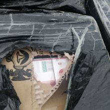 Iš Baltarusijos atvažiavusiame traukinyje – cigarečių kontrabanda už 112 tūkst. eurų