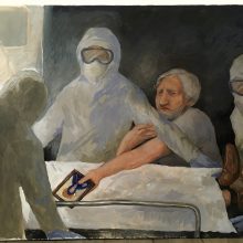Pandemija liks įamžinta tapyboje