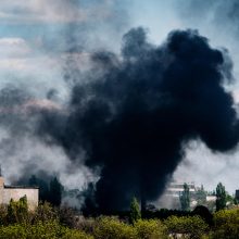 Specialistas: ukrainiečiai bombardavimų jau nebebijo – priprato 