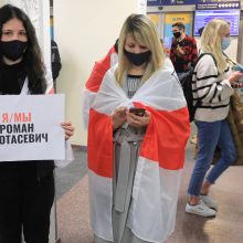 A. Bilotaitė dėl priverstinio lėktuvo nutupdymo Minske kreipėsi į Interpolą