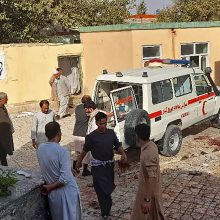 Afganistane per sprogimą šiitų mečetėje žuvo mažiausiai 55 žmonės