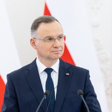 Lenkijos prezidentui – kritika: suabejojo, kad Ukraina gali susigrąžinti Krymą