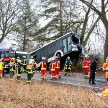 Vokietijoje apvirto iš Lenkijos į Belgiją važiavęs autobusas: sužeisti 35 asmenys