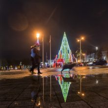 Vilniaus Kalėdų eglutės pripažinimo gražiausia dar teks palaukti