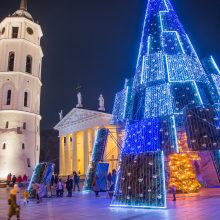 Vilniaus Kalėdų eglutės pripažinimo gražiausia dar teks palaukti