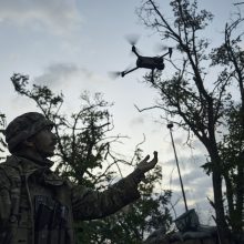 Rusija: virš Maskvos ir Krymo sunaikinti septyni ukrainiečių dronai