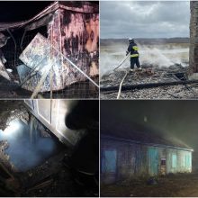 Tragiškas savaitgalis Ukmergės rajone: statybiniame vagonėlyje sudegė žmogus