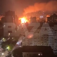 Netoli rusų karinės vadovybės būstinės Rostove – sprogimai ir didžiulis gaisras