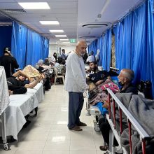 „Hamas“ pareigūnas: Izraelio smūgis sunaikino Gazos Ruožo ligoninės kardiologijos skyrių