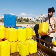 Izraelis patvirtino – atnaujina vandens tiekimą į pietinę Gazos Ruožo dalį