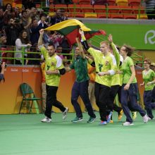 Triumfas: 2016-aisiais M.Panovas su bendražygiais Rio de Žaneiro paralimpiados finale 14:8 įveikė amerikiečius