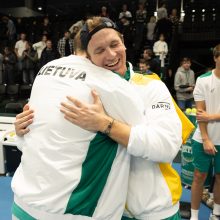 Ties praraja buvę lietuviai įveikė Sakartvelo tenisininkus