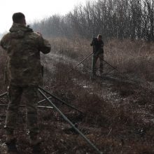 Ukraina: rytiniame Dnipro upės krante vyksta smarkios kovos