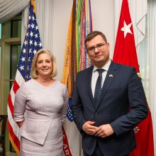 Vašingtone viešintis L. Kasčiūnas: patvirtino, kad JAV pajėgų buvimas Lietuvoje – neterminuotas