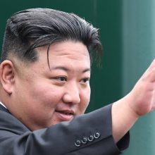 Šiaurės Korėjos lyderis baigė šešių dienų vizitą Rusijoje