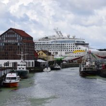 Baigiamas kruizinių laivų sezonas: šiemet Klaipėdoje apsilankė mažiau laivų ir keleivių