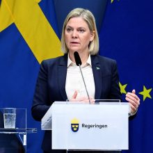 Švedijos premjerė pripažino dešiniųjų pergalę rinkimuose – žada trauktis iš pareigų