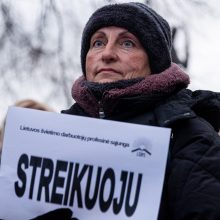 A. Navicko profsąjunga atnaujina mokytojų streiką: stebės biudžeto tvirtinimą Seime
