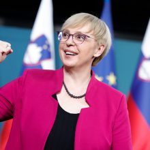 Teisininkė N. Pirc Musar išrinkta pirmąja Slovėnijos prezidente moterimi