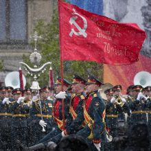 Per Ukrainos ir Latvijos televizijos kanalus – Pergalės dienos karinio parado transliacija