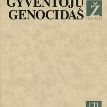 Išleistas knygos „Lietuvos gyventojų genocidas“ penktas tomas