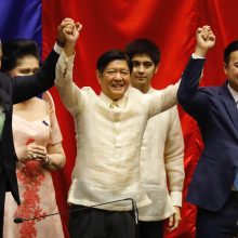 Filipinų prezidentu paskelbtas F. Marcosas jaunesnysis