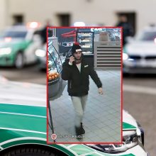 Vilniuje įžūliai pavogtas „Wolt“ kurjerio automobilis: kameros užfiksavo įtariamą vyrą