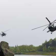 Virš Vilniaus, Kauno ir Klaipėdos miestų vyks sraigtasparnių treniruotė