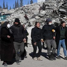 Žemės drebėjimo Turkijoje ir Sirijoje aukų skaičius viršijo 35 tūkst.