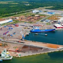 Klaipėdos uoste pristatomas infrastruktūros paruošimas vėjo jėgainių parkui jūroje