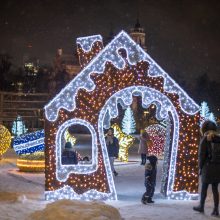 Vilniaus Kalėdų miestelyje – naujas traukos taškas Lukiškių aikštėje