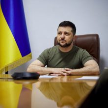 Ukrainos prezidentas: okupantai vis dar nepripažįsta akivaizdžios savo „karinės operacijos“ nesėkmės