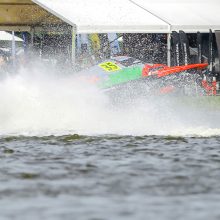 Po dramatiškos vandens formulių F2 kvalifikacijos E. Riabko finale startuos iš pirmos pozicijos