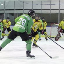 „Kaunas Hockey“ ledo ritulininkai tik po baudinių serijos įveikė „Geležinį vilką“ 