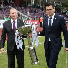 LFF taurę iškovojo „Žalgirio“ futbolininkai