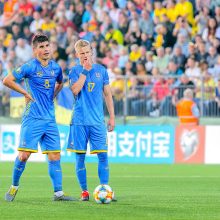 Lietuvos futbolo rinktinė nepasipriešino ukrainiečiams