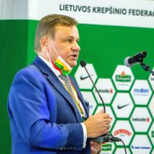 Oficialu: Lietuvos krepšinio federacijai vadovaus V. Gedvilas