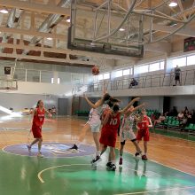 16-metės krepšininkės kontrolinėse rungtynėse įveikė baltaruses