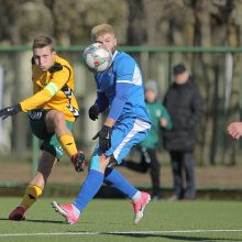 Lietuvos jaunimo futbolo rinktinė nugalėjo Kauno „Stumbrą“