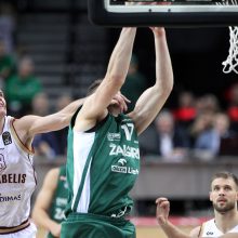 Puikią gynybą demonstravęs „Žalgiris“ palaužė „Lietkabelį“