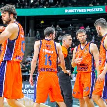 „Žalgiris“ Eurolygoje patyrė pirmąją nesėkmę: nusileido Valensijos krepšininkams