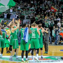 Įspūdingai žaidęs „Žalgiris“ nepaliko vilčių ALBA krepšininkams