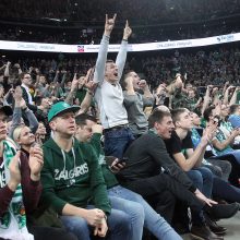 „Žalgirio“ krepšininkai po atkaklios kovos nusileido CSKA ekipai