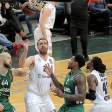 „Žalgiris“ be vargo sudorojo Eurolygos autsaiderius