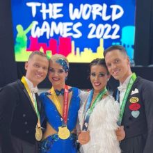 Lietuvos šokėjams – pasaulio žaidynių auksas ir bronza