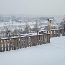 Už lango – žiemiški vaizdai
