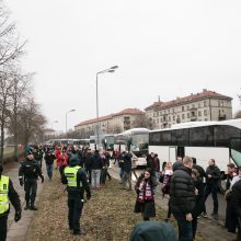 Skaitytojai: „Ryto“ sirgaliai mitinguoja Kaune 