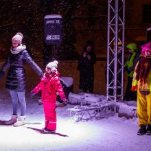 Nušvito gimtadienį švenčianti sostinė: prasidėjo pirmasis Vilniaus šviesų festivalis